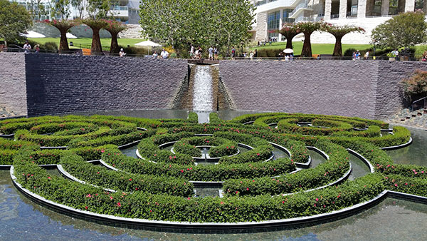 Garden at The Getty Center, Los Angeles